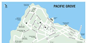 Critics Choice Map of Pacific Grove
